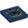 LEGO Dark Blue Tile 2 x 2 with Ravenclaw Crest with Groove (3068 / 56428)