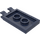 LEGO Dunkelblau Fliese 2 x 3 mit Horizontal Clips (Dick geöffnete O-Clips) (30350 / 65886)