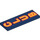 LEGO Donkerblauw Tegel 2 x 6 met &quot;CLUB&quot; (69729 / 101787)