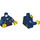 LEGO Dark Blue Torso Police Uniform With Gold Badge Silver Radio (973 / 76382)