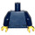 LEGO Dunkelblau Torso mit Pinstripe Jacket, Gold Tie und Pen (76382 / 88585)