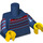 LEGO Dunkelblau Torso mit Pullover  (973 / 88585)