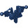 LEGO Donkerblauw Torso met Schouder Joints (53545)