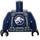 LEGO Dark Blue Tracker Minifig Torso (973 / 76382)