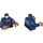 LEGO Dark Blue Valdrie Minifig Torso (973 / 76382)