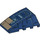 LEGO Dark Blue Wedge 4 x 4 Triple Curved without Studs with Brick &amp; Hieroglyphic (47753 / 93899)