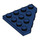 LEGO Donkerblauw Wig Plaat 4 x 4 Hoek (30503)