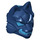 LEGO Dark Blue Wolf Mask with Dark Azure Eyes and Teeth (4919)