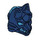 LEGO Dark Blue Wolf Mask with Dark Azure Eyes and Teeth (4919)
