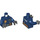 LEGO Donkerblauw Woman Politie Minifig Torso (973 / 76382)