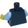 LEGO Dark Blue Zane Minifig Torso (973 / 88585)