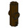 LEGO Dark Brown Angle Connector #2 (180º) (32034 / 42134)