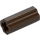 LEGO Dark Brown Axle Connector (Smooth with &#039;x&#039; Hole) (59443)