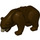 LEGO Dark Brown Bear with Dark Tan Muzzle (13866 / 99964)