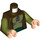 LEGO Dark Brown Bombur Torso (973 / 76382)