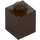 LEGO Dark Brown Brick 1 x 1 with Stud on One Side (87087)