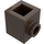LEGO Dark Brown Brick 1 x 1 with Stud on One Side (87087)
