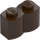 LEGO Tmavě hnědá Kostka 1 x 2 Log (30136)