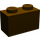LEGO Dark Brown Brick 1 x 2 with Bottom Tube (3004 / 93792)