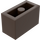 LEGO Dunkelbraun Backstein 1 x 2 mit Unterrohr (3004 / 93792)