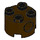 LEGO Dark Brown Brick 2 x 2 Round with Holes (17485 / 79566)