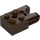 LEGO Dark Brown Brick 2 x 2 with Ball Socket and Axlehole (Wide Socket) (92013)