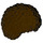 LEGO Dunkelbraun Bushy Blase Style Haar (86385 / 87995)