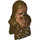 LEGO Dark Brown Chewbacca Head with Snow (91806)