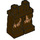 LEGO Dark Brown Chewbacca Minifigure Hips and Legs (3815 / 16782)