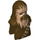 LEGO Dark Brown Chewbacca Upper Body and Head (16781)