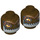 LEGO Dark Brown Crug Head (Recessed Solid Stud) (12882 / 16763)