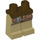 LEGO Dunkelbraun Dinosaurs Minifigure Hüften und Beine (3815 / 75164)
