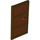 LEGO Dark Brown Door 1 x 4 x 6 with 3 Panes and Reddish Brown Glass and Stud Handle (60797)