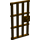 LEGO Dark Brown Door 1 x 4 x 6 with Bars (60621)