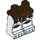 LEGO Dunkelbraun Grizzam Minifigure Hüften und Beine (3815 / 14234)