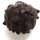 LEGO Dark Brown Hair Tousled and Spiked (25412 / 86754)