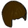 LEGO Dark Brown Hair with Short Bob Cut  (27058 / 62711)