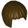 LEGO Marron Foncé Cheveux avec Court Bob Cut  (27058 / 62711)