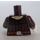 LEGO Dark Brown Han Solo with Dark Brown Parka Minifig Torso (973 / 76382)