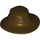 LEGO Marron Foncé Chapeau avec Large Brim (2010)