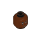 LEGO Dark Brown Head Finn (Recessed Solid Stud) (3626 / 36820)