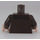 LEGO Dark Brown Indiana Jones Torso with Jacket over Rumpled Tan Shirt (973 / 76382)