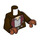 LEGO Dark Brown Jod Na Nawood Minifig Torso (973)