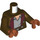 LEGO Dark Brown Jod Na Nawood Minifig Torso (973)