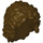 LEGO Dark Brown Long Curly Hair (18641 / 93352)