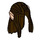 LEGO Dark Brown Long Hair with Elf Ears (100953)
