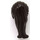 LEGO Dark Brown Long Ponytail with Side Bangs (62696 / 88426)