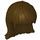 LEGO Dark Brown Long Straight Hair (18639 / 92255)