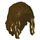 LEGO Dark Brown Long Wavy Hair with Tan Highlights (34866)