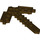 LEGO Dark Brown Minecraft Pick Axe (41654)